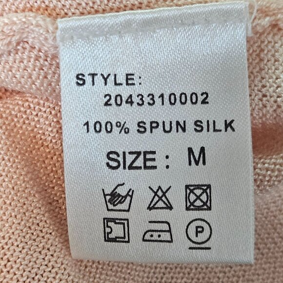 Day Birger Et Mikkelsen Women Med Spun Silk Sweater Quiet Luxury Minimalist - Picture 13 of 15